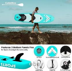 CalmMax Inflatable Stand Up Paddle Board 10'6×32×6 SUP Package with Non-Slip