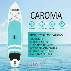 Caroma Sup Board Inflatable Stand Up Paddle Board 10FT with Premium Accessories