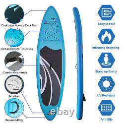 Complete Kit Inflatable Surfboard Stand Up Paddle Board Kayak Drifting withPump