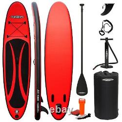 Conwy Kayak Inflatable Red SUP Stand Up Paddle Board 9'5 / 10'6 Paddle Pump