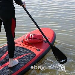 Conwy Kayak Inflatable Red SUP Stand Up Paddle Board 9'5 / 10'6 Paddle Pump