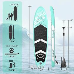FBSPORT Inflatable Stand Up Paddle Boards, SUP Board, 6Thick Stand Up Paddle for