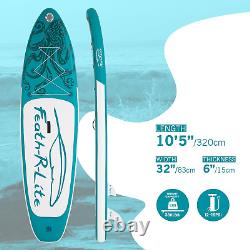 FEATH-R-LITE Inflatable Stand Up Paddle Boards Premium SUP Paddle Board with &