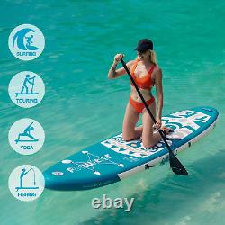 FunWater Inflatable Stand UP Paddle Board Ultra-Light Green Pink Everything Adj
