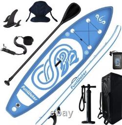 FunWater SUP Inflatable 10'x31''x6'' Stand UP Paddle Board Ultra-Light