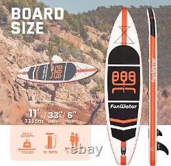 FunWater SUP Inflatable Stand Up Paddle Board 11'6/11'/10'5 Ultra-Light with