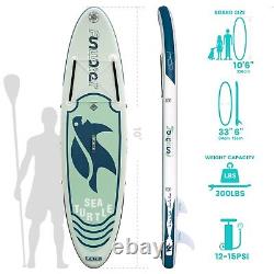 Funwater 10'6'' Stand Up Paddle Board Inflatable SUP Surfboards Complete kit