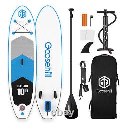 Goosehill Inflatable Stand Up Paddle Board Premium SUP Package 10'6326 Blue