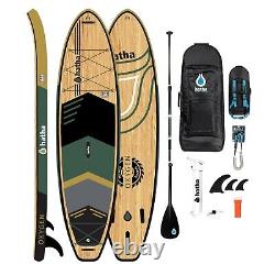 HATHA Oxygen Carve Roots Stand Up Inflatable Paddle Board / iSUP Package NEW