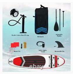 HIJOFUN Inflatable Stand Up Paddle Board 6 Inch Thick With Lightweight Paddle