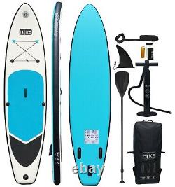 HIKS Inflatable Paddle Board Stand Up Double Skin TOURING 3.4m 112' SUP set