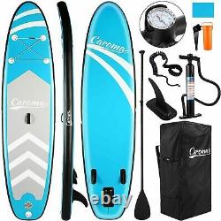 HOT! 10FT Inflatable Stand Up Paddle Board SUP Surfboard Adjustable Non-Slip Deck
