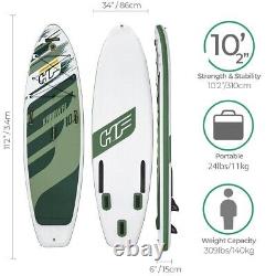 Hydro Force Kahawai 140KG rated Inflatable Stand Up Paddle Board 6 SUP Pump B