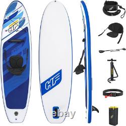 Hydro-Force SUP, Inflatable Stand Up Paddle Board, Complete Set with Kayak Kit