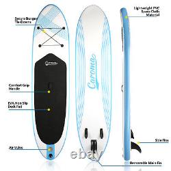 Inflatable Paddle Board 10.6' SUP Stand Up Surfboard With Complete Kit Accessories