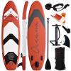 Inflatable Paddle Board 10ft Surfboard Stand Kayak With Pump Set Paddle Board