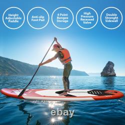 Inflatable Paddle Board 10ft Surfboard Stand Kayak with Pump Set paddle board