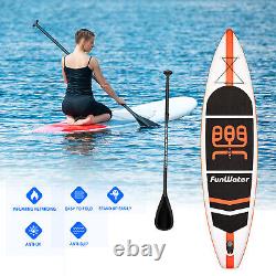Inflatable Paddle Board 11ft SUP Surfboard Stand Up Water Float with Accessories