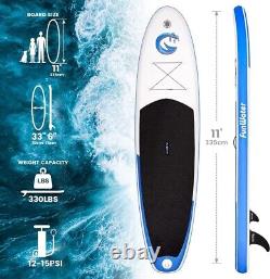 Inflatable Paddle Board Blue Funwater Stand Up Comes With Full Kit Included