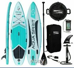 Inflatable Paddle Board SUP Stand Up Paddleboard & Accessories Aqua Spirit