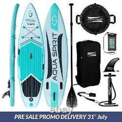 Inflatable Paddle Board SUP Stand Up Paddleboard & Accessories Aqua Spirit