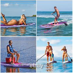 Inflatable Paddle Board SUP Stand Up Paddleboard & Accessories Non-Slip Pad UK