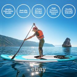 Inflatable Paddle Board SUP Stand Up Paddleboard Standing Boat for Youth & Adult