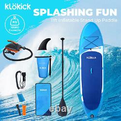 Inflatable Paddle Board SUP Stand Up Surfboard 11FT With Complete Kit Accessories