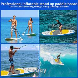 Inflatable Paddle Board SUP Surf Surfboard Stand Up Bag Pump Oar Water Racing UK