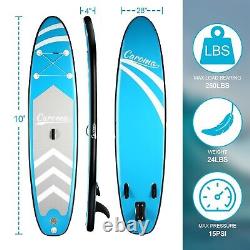 Inflatable Paddle Board Sports 10ft SUP Surf Stand Up Water Float Set Gift