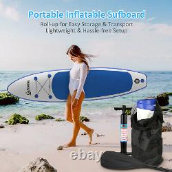 Inflatable Paddle Board Stand Up Paddleboard 11FT Surfboard Non-Slip Adjustable