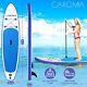 Inflatable Paddle Board Stand Up Sup Surfboard With Carry Bag Pump Non-slip Deck
