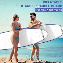 Inflatable Paddle Board Stand Up SUP Surfboard with Carry Bag Pump Non-Slip Deck