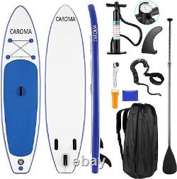 Inflatable Paddle Board Stand Up SUP Surfboard with Carry Bag Pump Non-Slip Deck