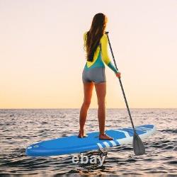 Inflatable Paddle Boards Stand Up 10.5'x30 x6 ISUP Surf Control Non-Slip Deck