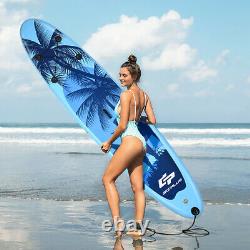 Inflatable SUP Stand Up PVC Paddle Board Sports Surf Water ISUP 297x76x15CM