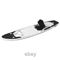 Inflatable Stand Paddle Board Set Black, and Puncture-proof with A2H1