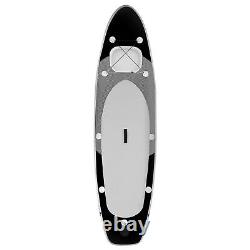 Inflatable Stand Paddle Board Set Black, and Puncture-proof with A2H1