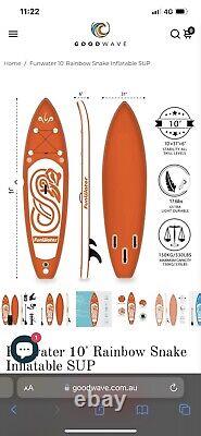 Inflatable Stand UP Paddle Board 10'x31''x6''. FunWater SUP