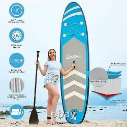 Inflatable Stand Up Paddle Board 10FT SUP Surfboard with complete kit 4'' thick