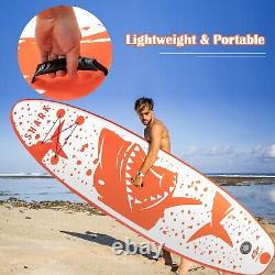 Inflatable Stand Up Paddle Board 10.5FT Non-Slip Deck Youth &Adult Standing Boat