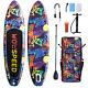Inflatable Stand Up Paddle Board 10.5ft Sup Surfboard 6''thick Withcomplete Kit Uk
