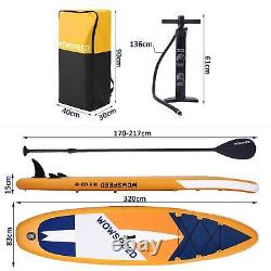 Inflatable Stand Up Paddle Board 10.5ft33in Surfboard Adjustable Non-Slip Deck