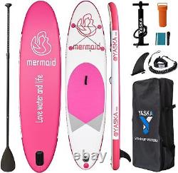 Inflatable Stand Up Paddle Board 10.6ft SUP for All Skill Levels & Accessories