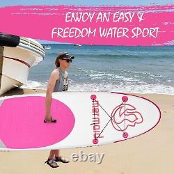 Inflatable Stand Up Paddle Board 10.6ft SUP for All Skill Levels & Accessories