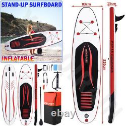 Inflatable Stand Up Paddle Board 11ft SUP Surfboard Adjustable Non-Slip Deck Set