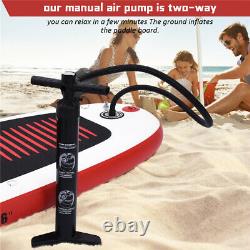 Inflatable Stand Up Paddle Board 11ft SUP Surfboard Adjustable Non-Slip Deck Set