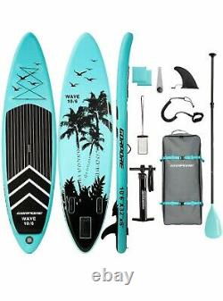 Inflatable Stand Up Paddle Board (6 inches Thick) with SUP Accessories