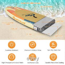 Inflatable Stand Up Paddle Board Boat Non-Slip Deck withPremium Sup Accessories