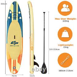 Inflatable Stand Up Paddle Board Boat Non-Slip Deck withPremium Sup Accessories